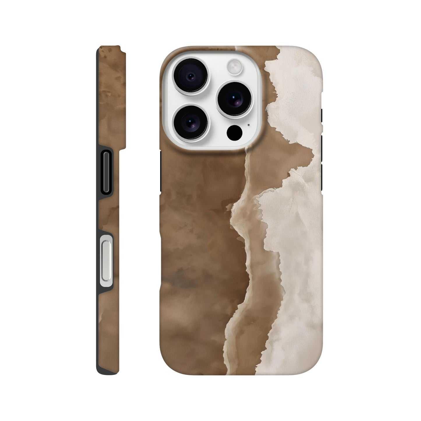 MYSTBIT ART | Waves & Sand iPhone Case-MYSTBIT ART
