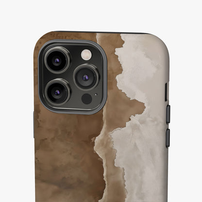 MYSTBIT ART | Waves & Sand iPhone Case-MYSTBIT ART