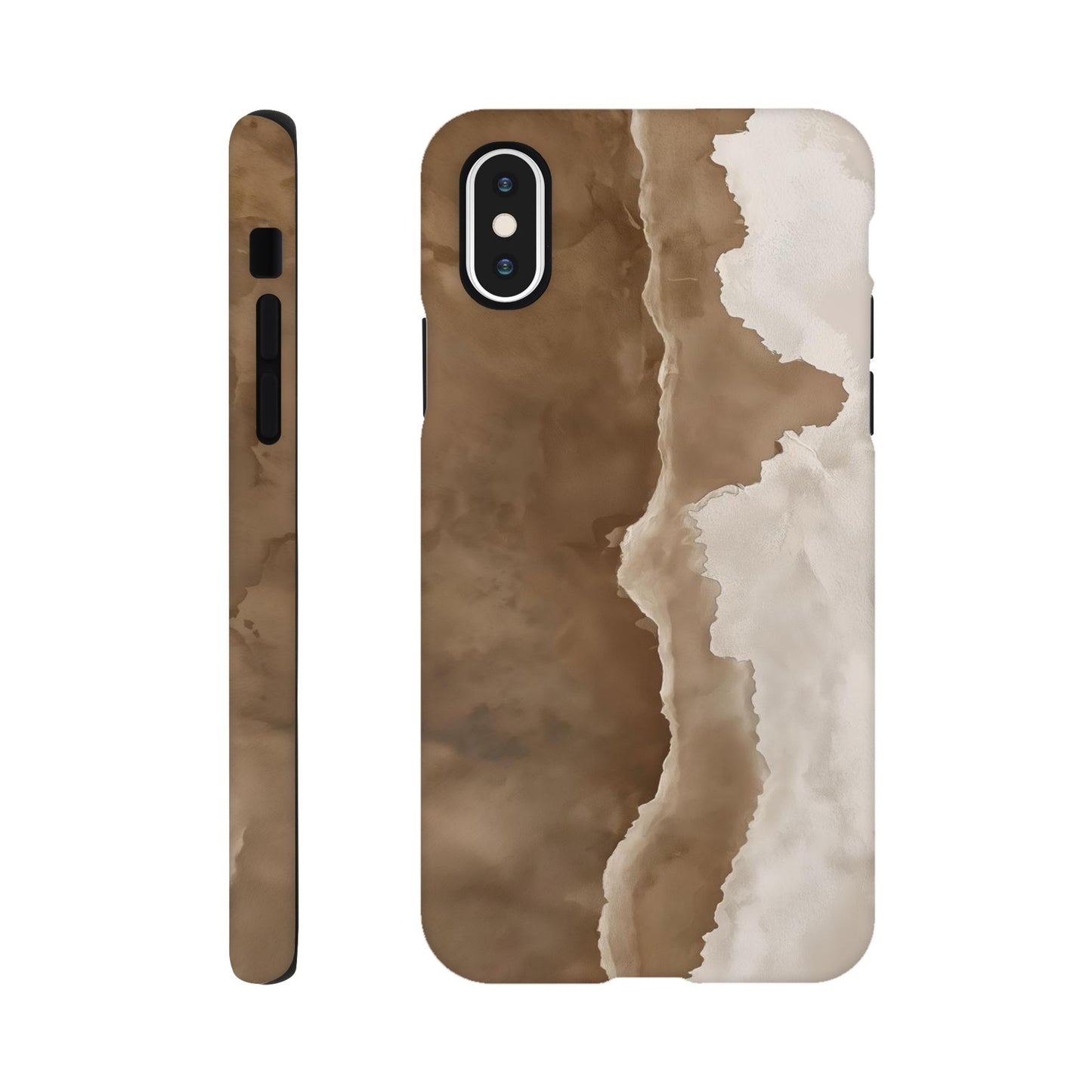 MYSTBIT ART | Waves & Sand iPhone Case-MYSTBIT ART