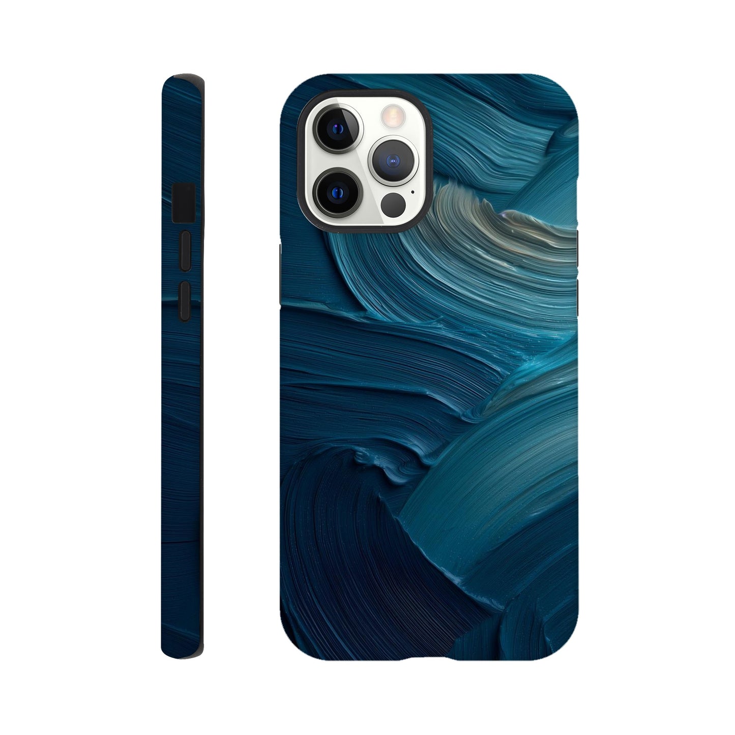 MYSTBIT ART | Waves of Earth iPhone Case-MYSTBIT ART
