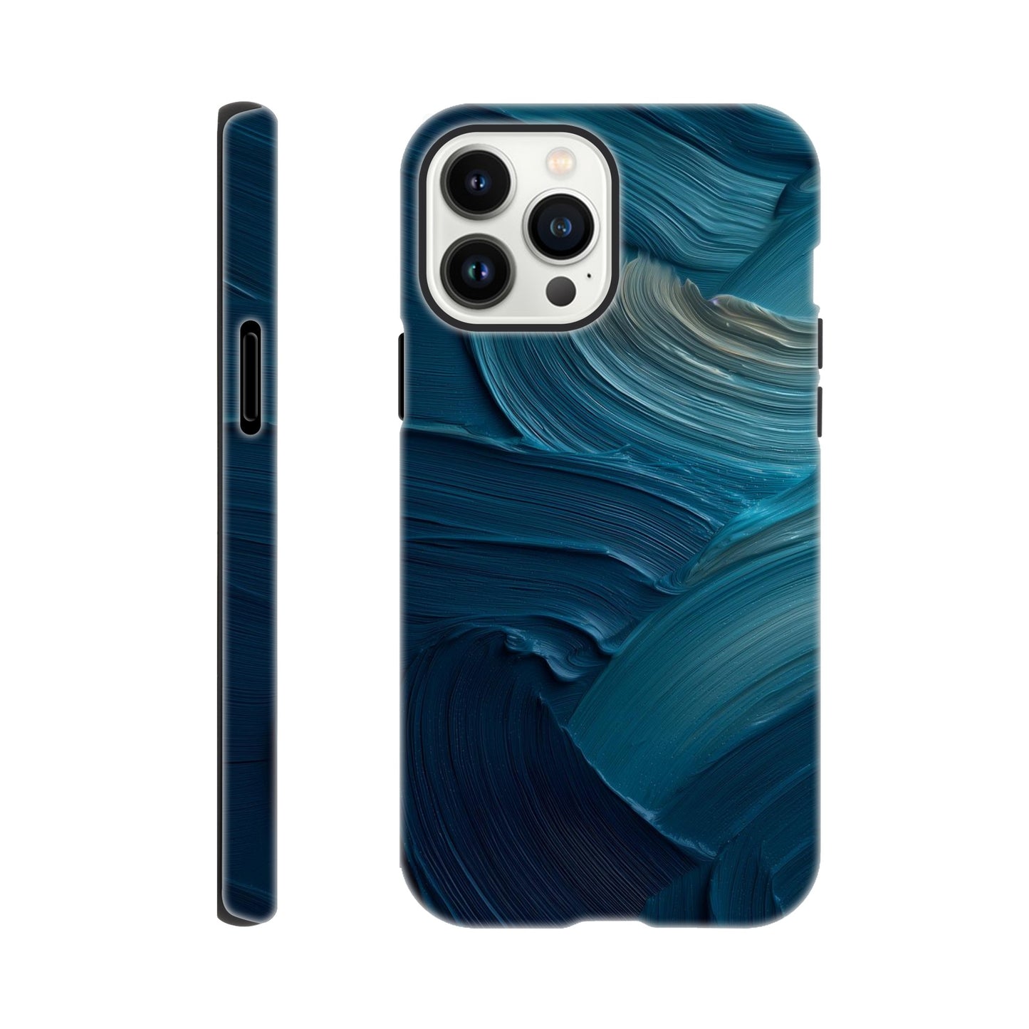 MYSTBIT ART | Waves of Earth iPhone Case-MYSTBIT ART