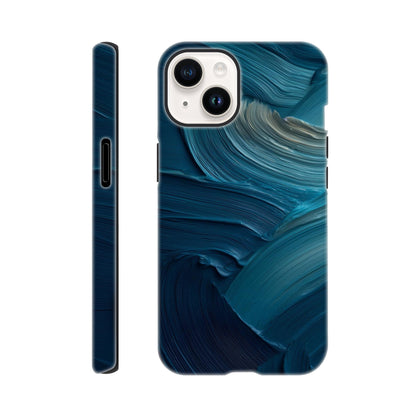 MYSTBIT ART | Waves of Earth iPhone Case-MYSTBIT ART