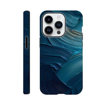 MYSTBIT ART | Waves of Earth iPhone Case-MYSTBIT ART