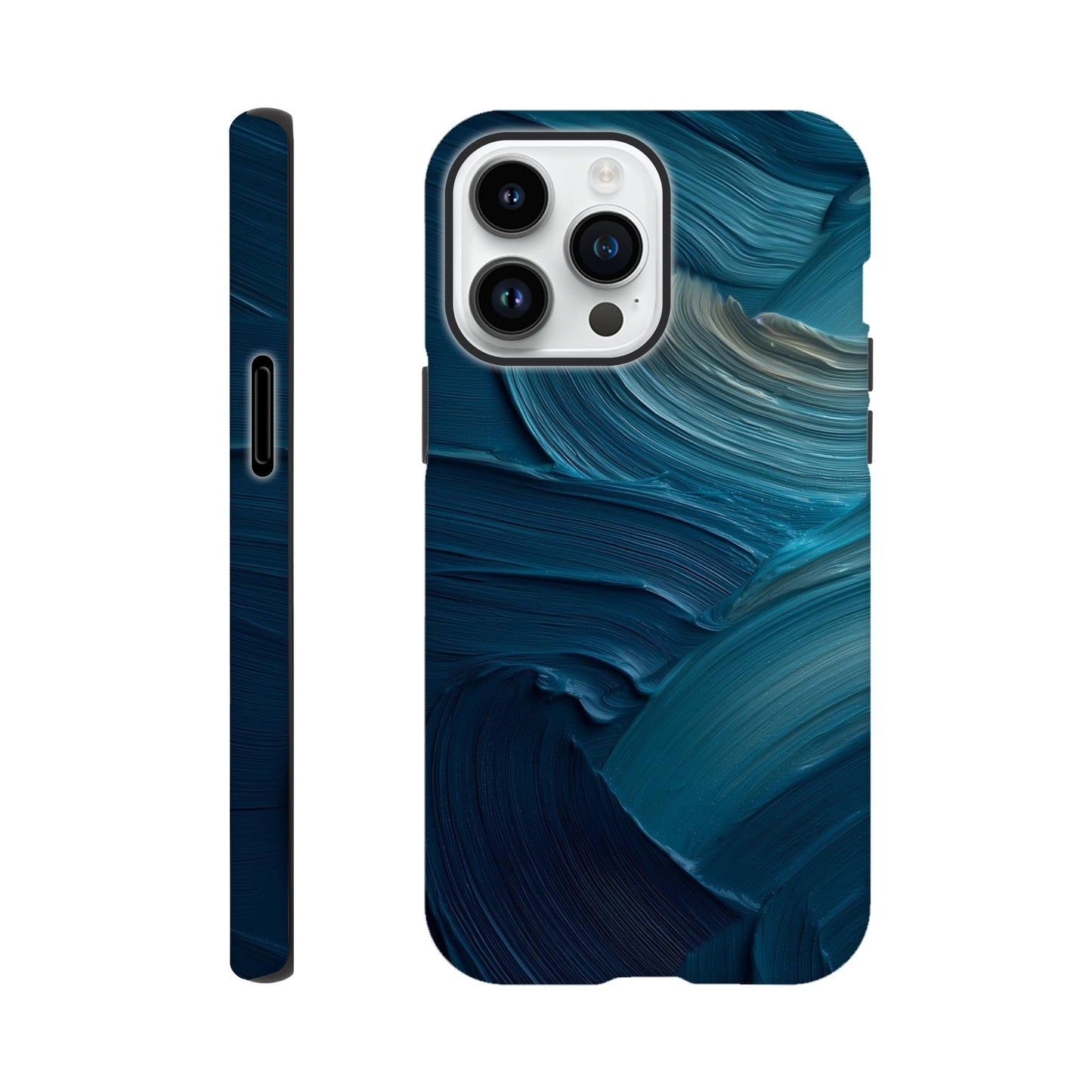 MYSTBIT ART | Waves of Earth iPhone Case-MYSTBIT ART