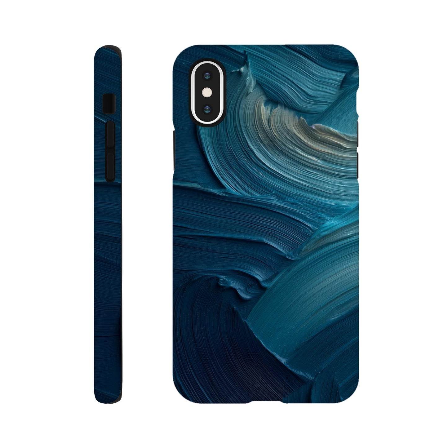 MYSTBIT ART | Waves of Earth iPhone Case-MYSTBIT ART